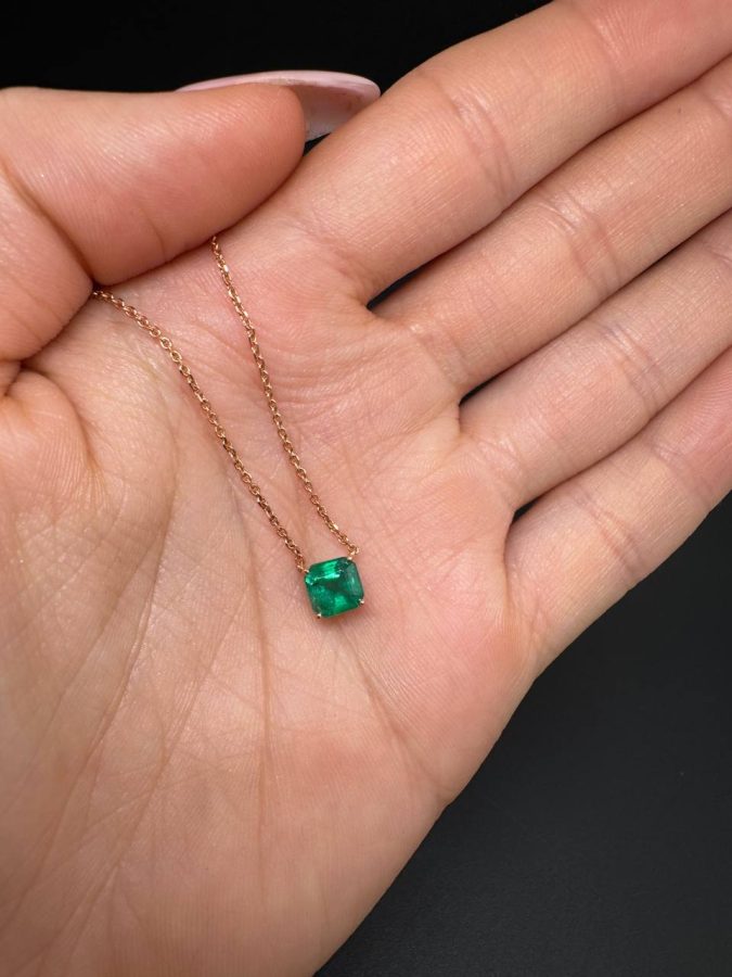 Pendant emerald Zambia