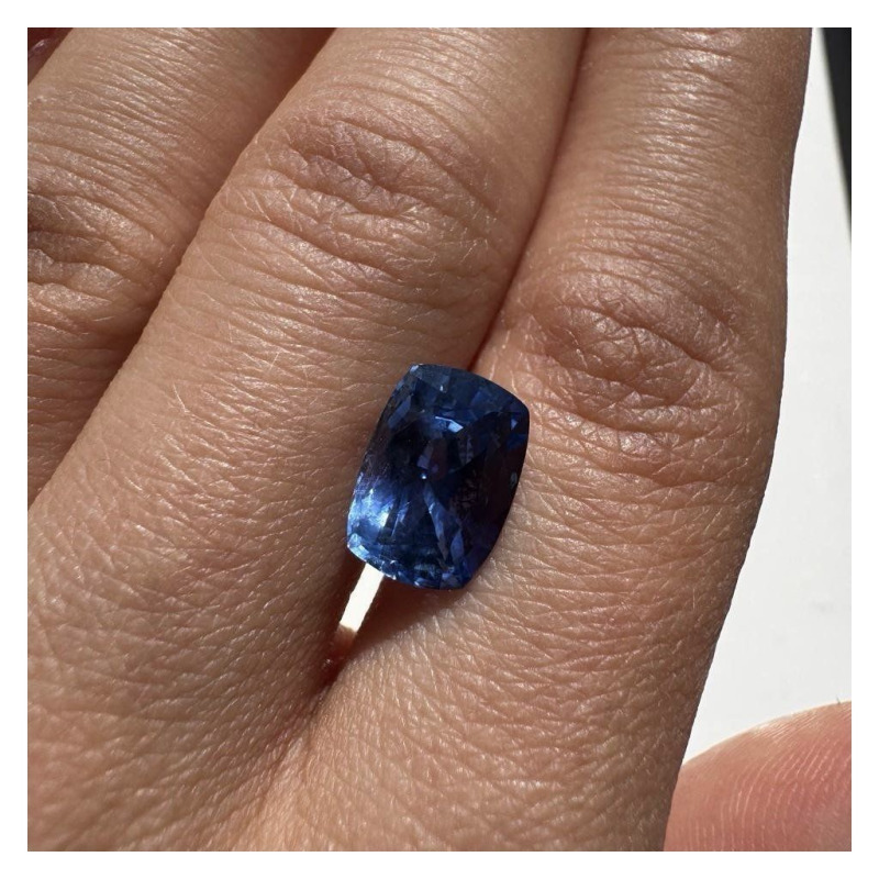 Blue Sapphire Cushion
