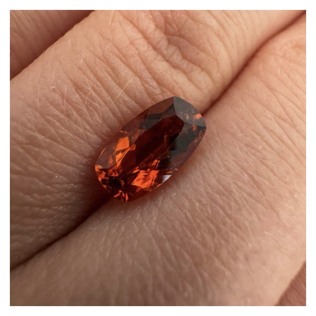 Orange Citrine Cushion, 1.28 ct – photo 1 of 5