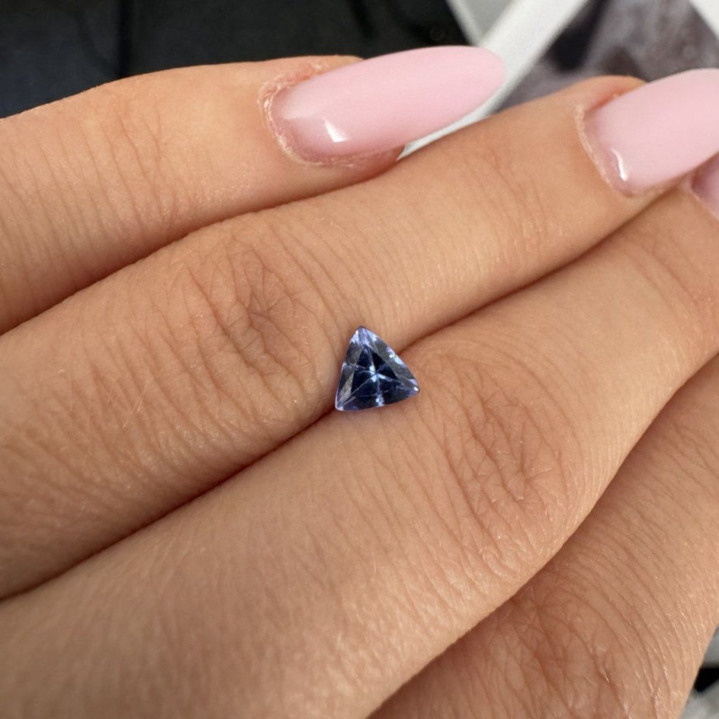 Blue Tanzanite Triangle, 0.46 ct – photo 3 of 3