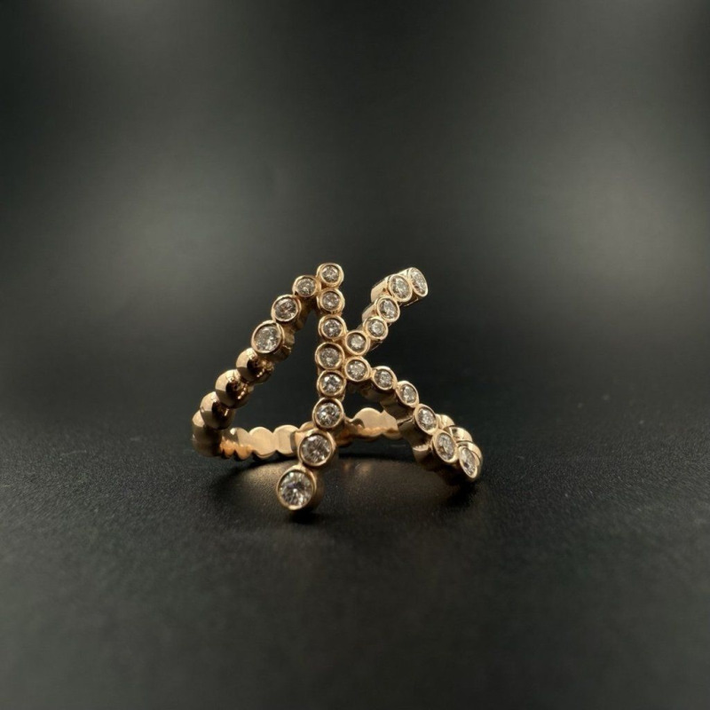 Diamond Ring – Rose Gold, 0.320 ct – photo 2 of 12