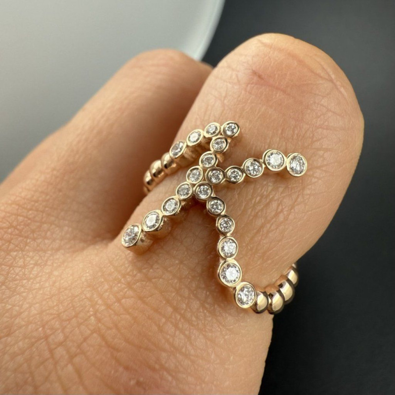 Diamond Ring – Rose Gold, 0.320 ct – photo 4 of 12