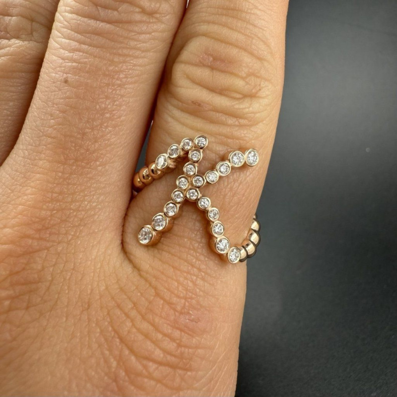 Diamond Ring – Rose Gold, 0.320 ct – photo 8 of 12