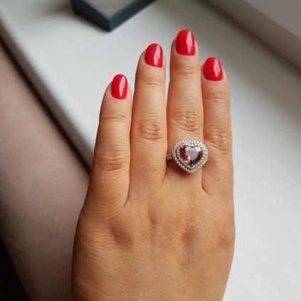 Diamond Ring with Coloured Gemstones