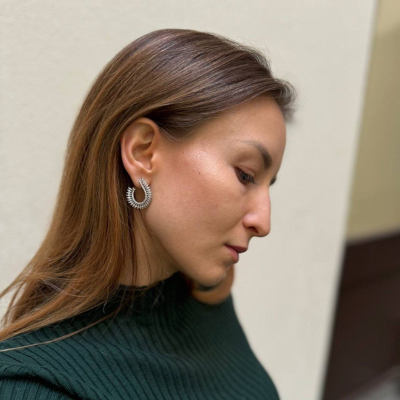 Diamond Earrings – Platinum – photo 2 of 3