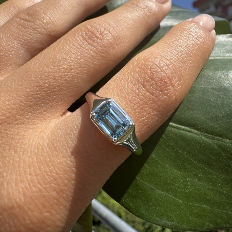 Ring with a Diamond, 1.08 ct – photo 5 of 10