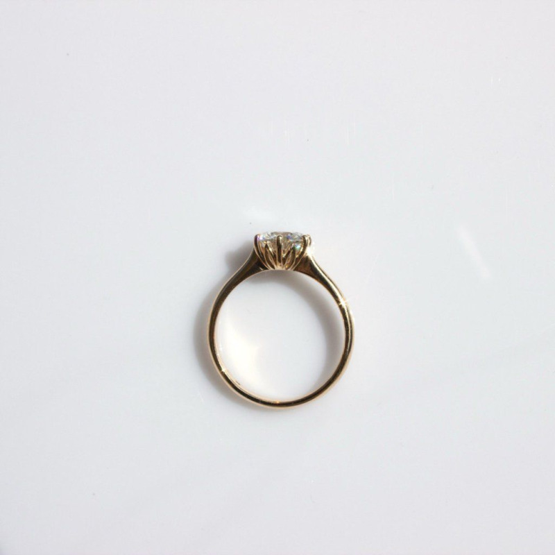 Diamond Ring – Rose Gold, 14 ct – photo 3 of 5