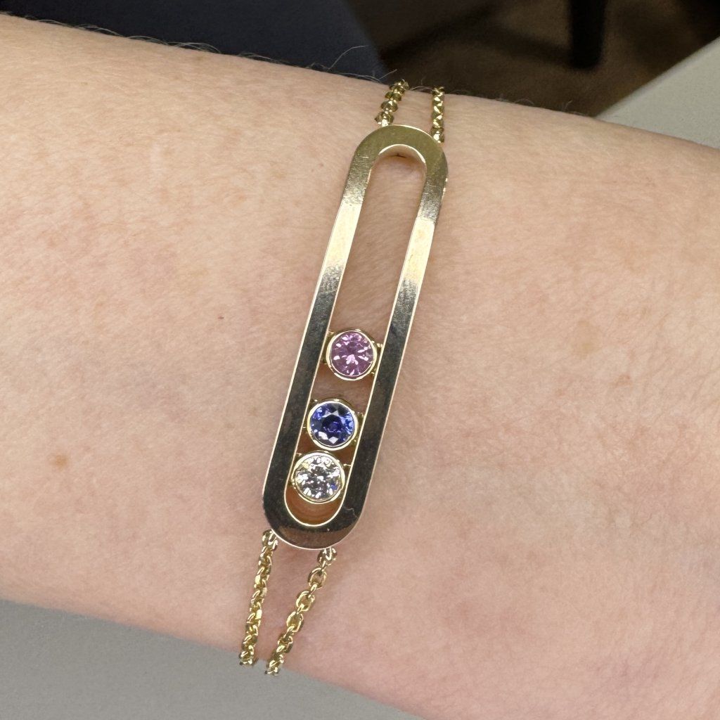 Bracelet with Three Gemstones – photo 1 of 3