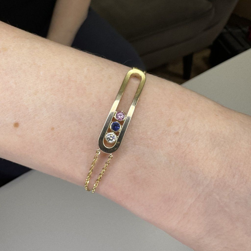 Bracelet with Three Gemstones – photo 3 of 3
