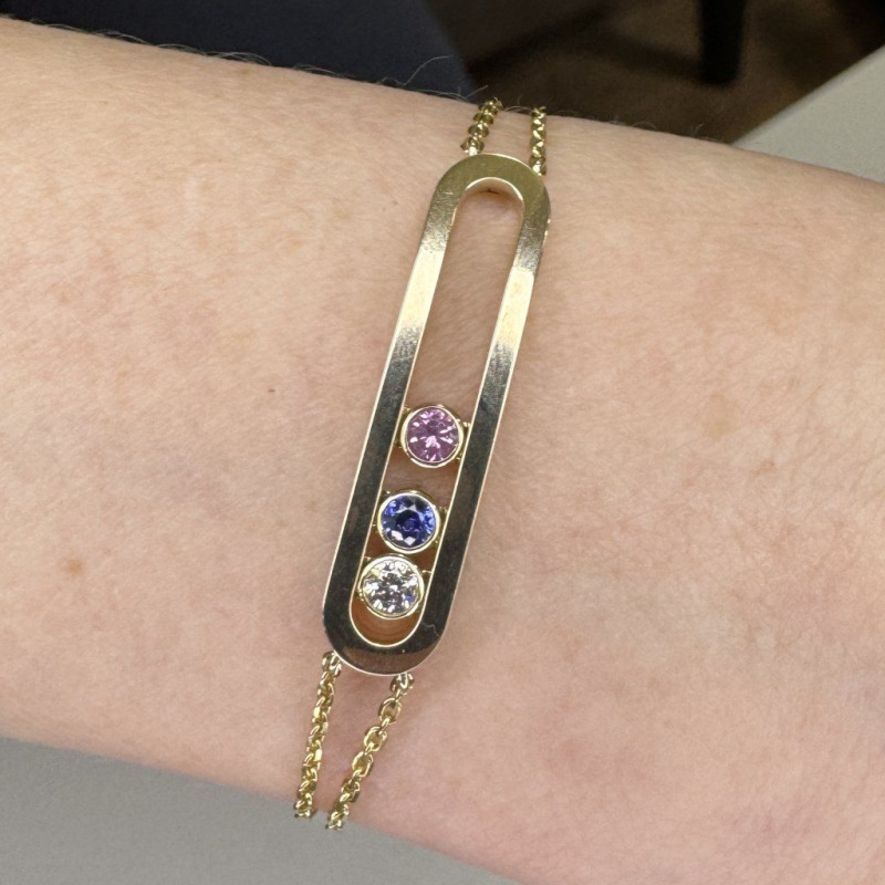 Bracelet with Three Gemstones – photo 1 of 3