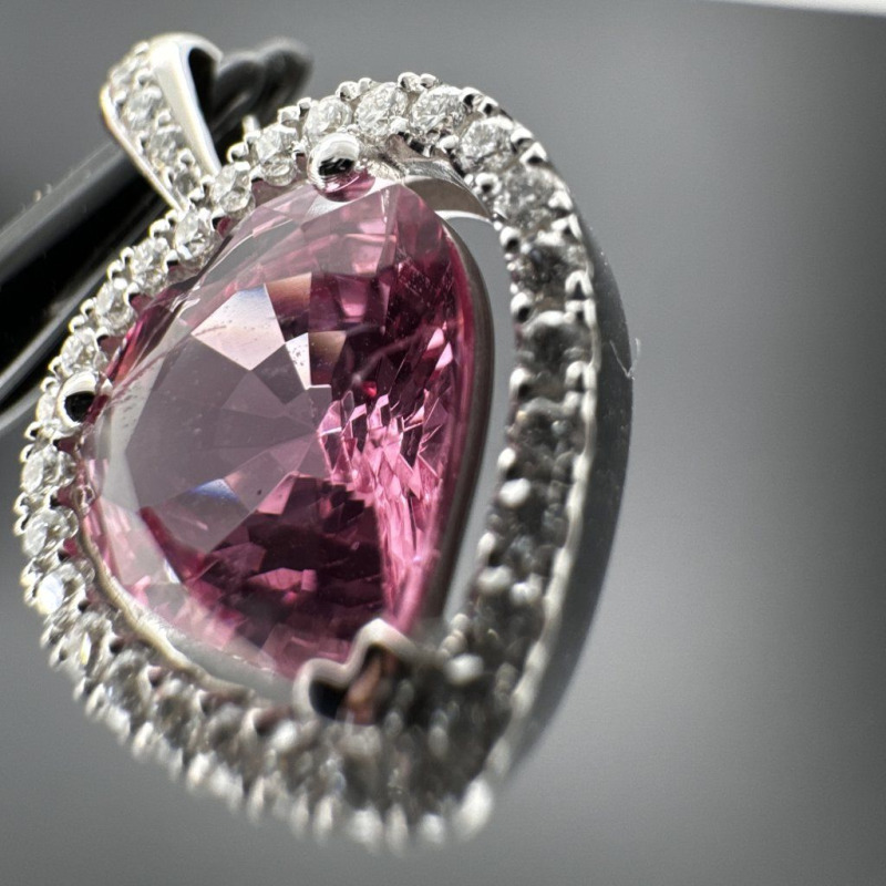 Mahenge Spinel Heart Pendant, 2.60 ct – photo 3 of 6
