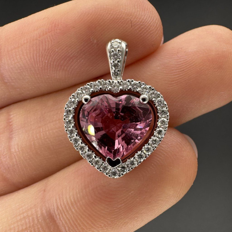 Mahenge Spinel Heart Pendant, 2.60 ct – photo 4 of 6