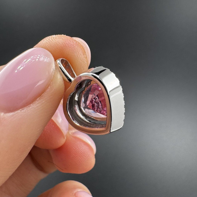 Mahenge Spinel Heart Pendant, 2.60 ct – photo 6 of 6