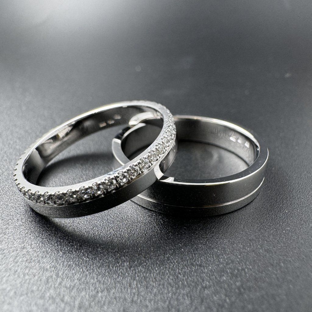White Gold Wedding Rings – photo 1 of 7