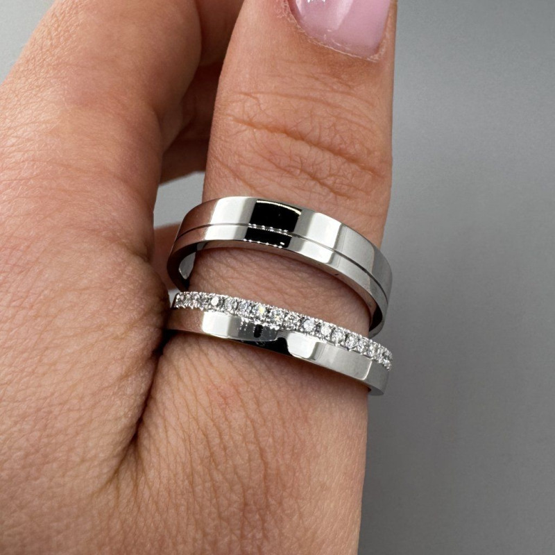 White Gold Wedding Rings – photo 6 of 7