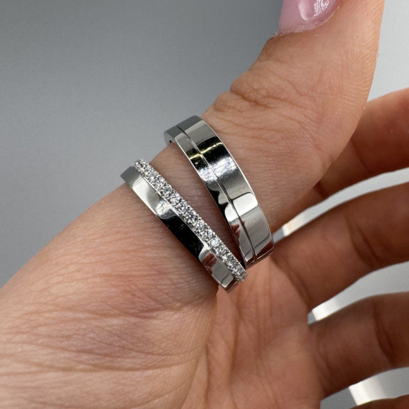 White Gold Wedding Rings – photo 7 of 7