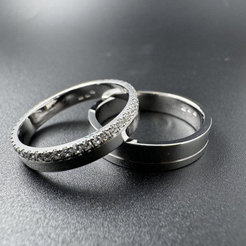 White Gold Wedding Rings – photo 1 of 7
