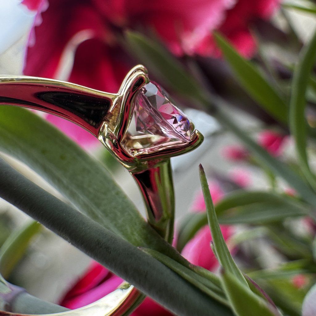 Natural Spinel Ring – Rose Gold – photo 1 of 6