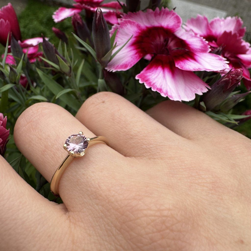 Natural Spinel Ring – Rose Gold – photo 2 of 6