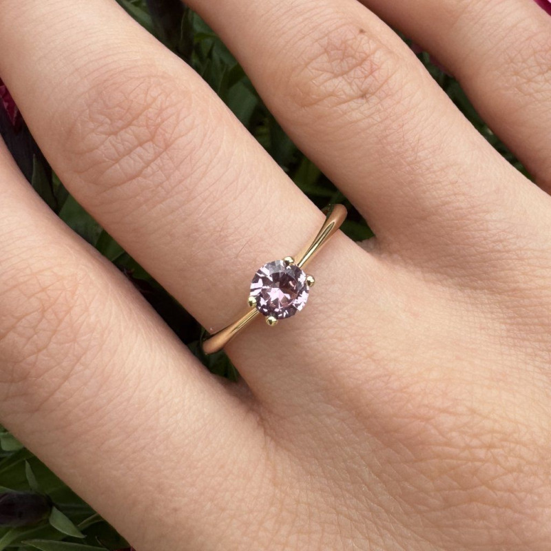 Natural Spinel Ring – Rose Gold – photo 4 of 6
