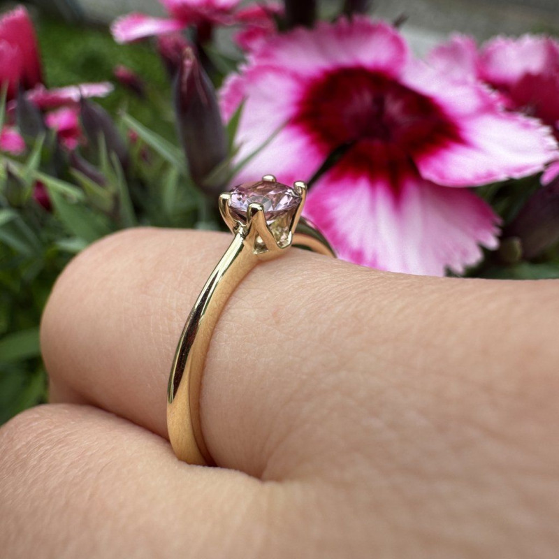 Natural Spinel Ring – Rose Gold – photo 5 of 6