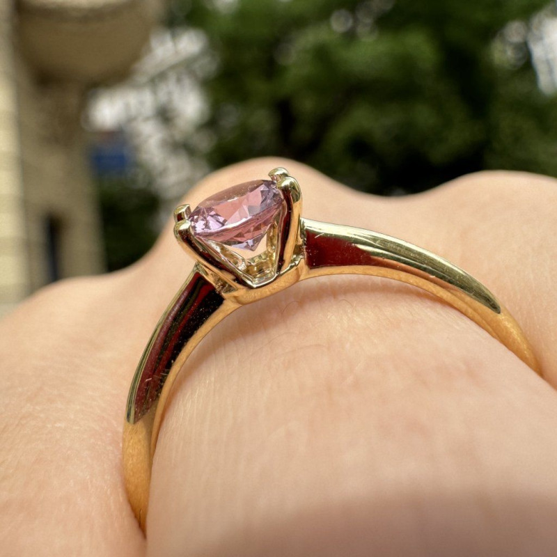 Natural Spinel Ring – Rose Gold – photo 6 of 6