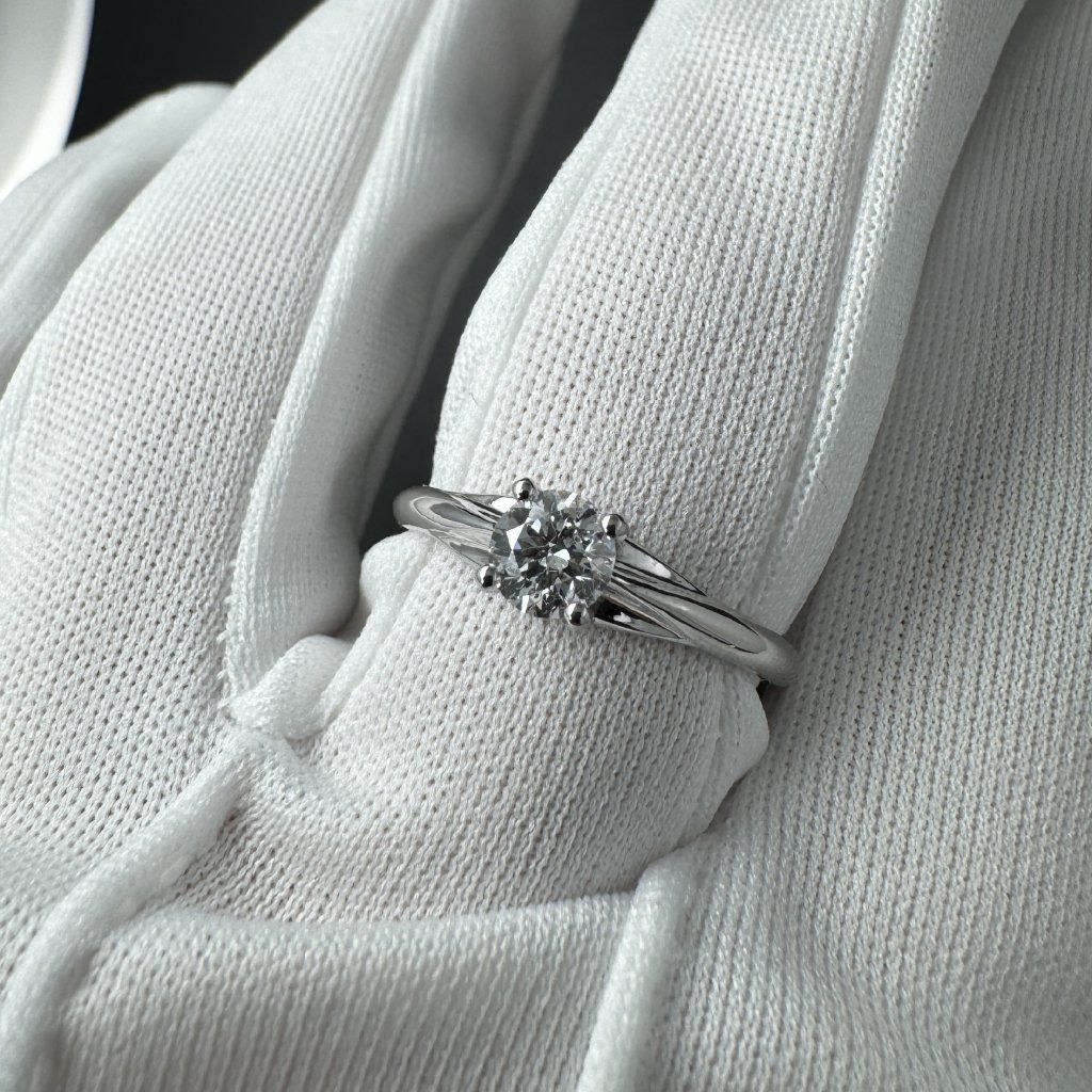 Diamond Ring – White Gold, 0.5 ct – photo 1 of 4
