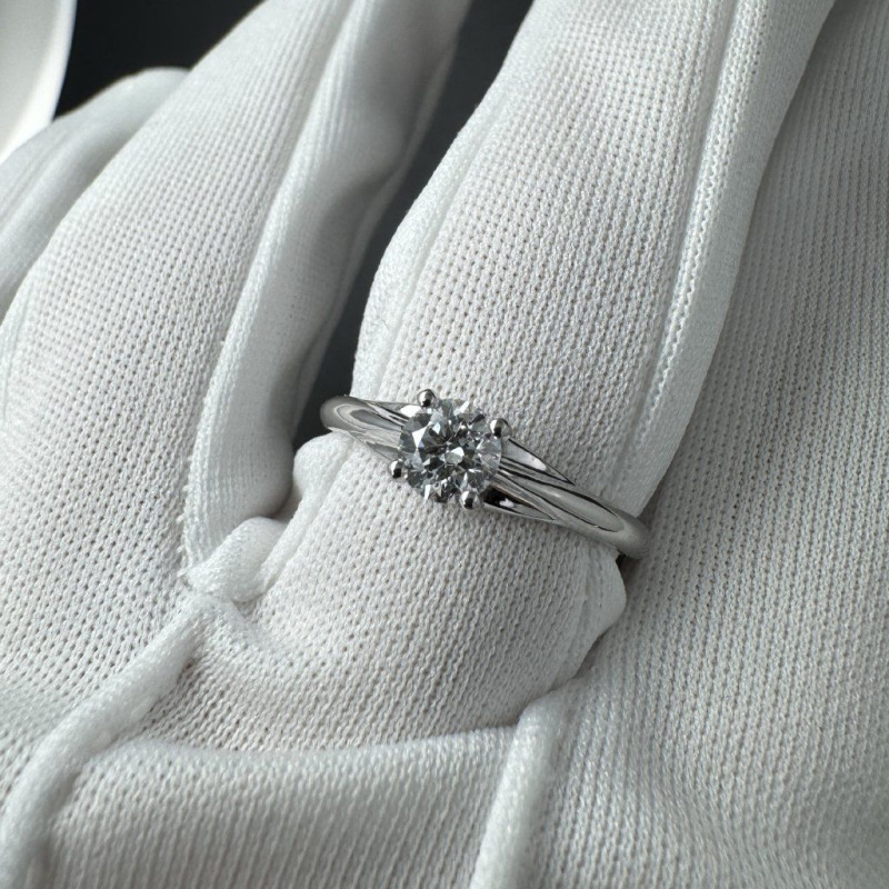 Diamond Ring – White Gold, 0.5 ct – photo 1 of 4