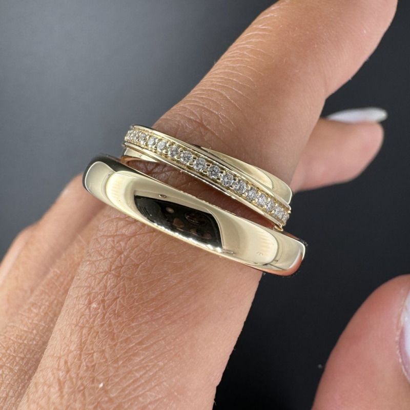Wedding Rings with Brilliant Diamonds, 0.44 ct – photo 4 of 6