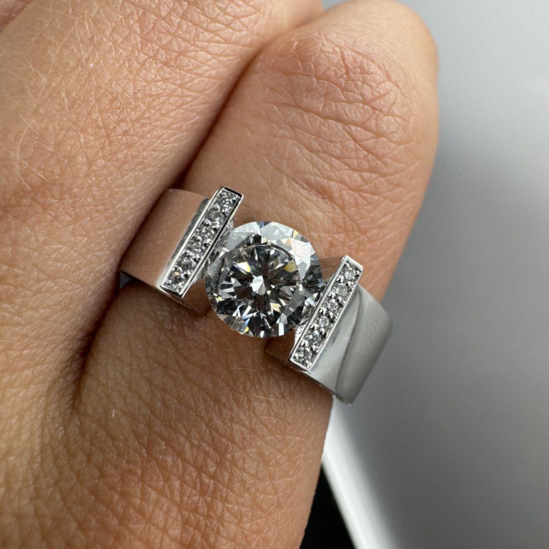Ring “The Floating Diamond”, 1 ct – photo 9 of 12