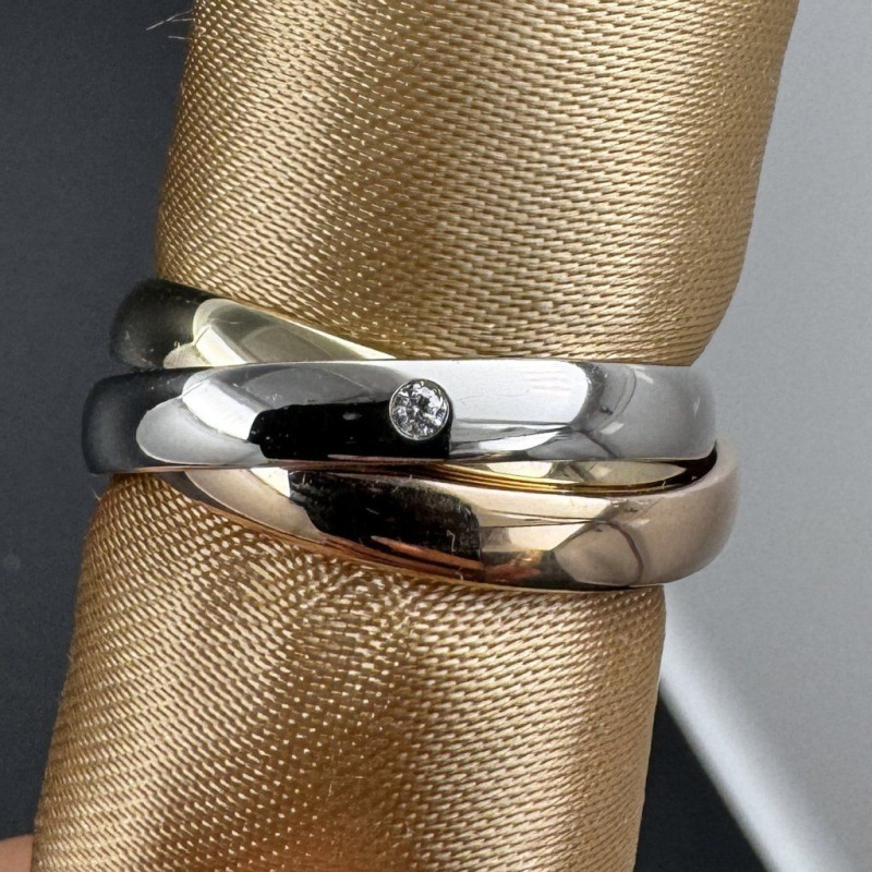 Gold Ring in the “Trinity” Style – photo 4 of 6