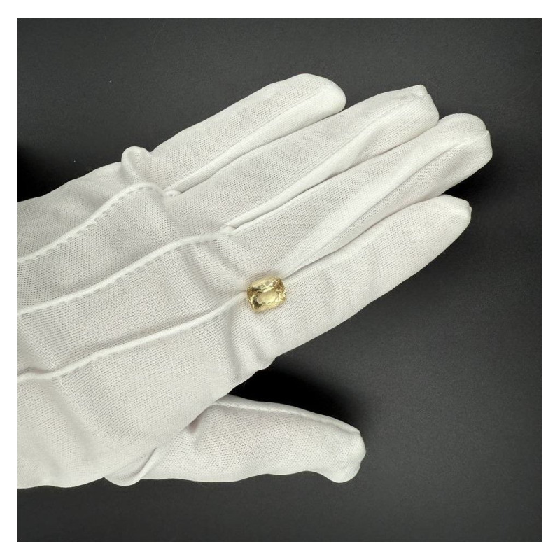 Yellow Beryl Cushion, 4.07 ct – photo 2 of 5