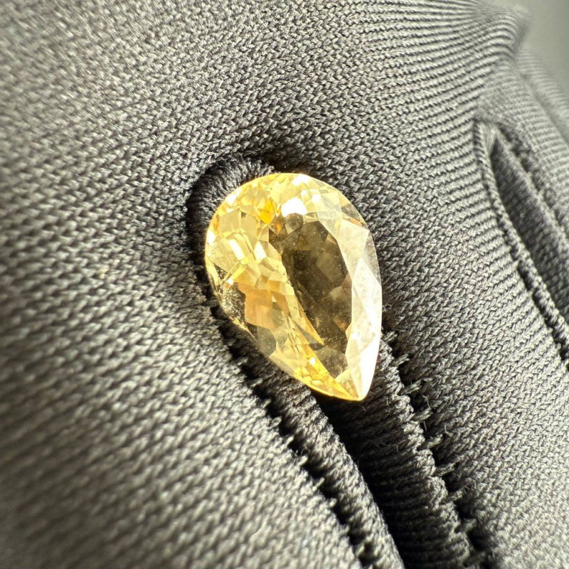 Golden Yellow Beryl “Heliodor” Pear, 3.27 ct – photo 7 of 8