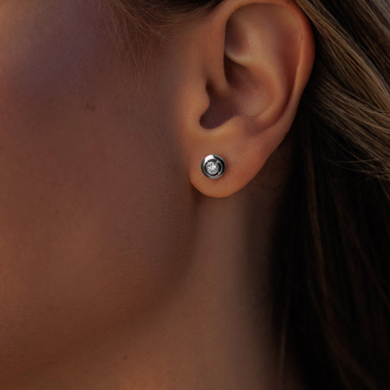 Diamond Earrings – White Gold, 0.300 ct – photo 1 of 5