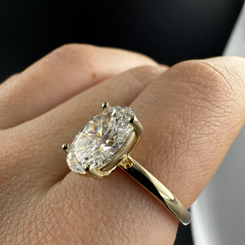 Diamond Ring – Yellow Gold, 2.5 ct – photo 4 of 4
