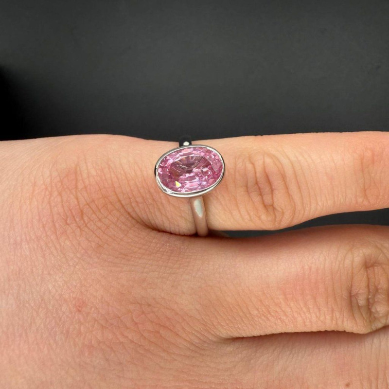 Ring with Natural Spinel – Platinum, 2.69 ct – photo 4 of 4