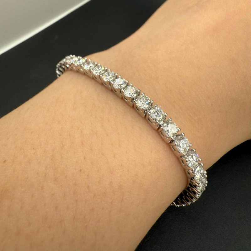 Diamond Bracelet – White Gold, 7.995 ct – photo 5 of 5